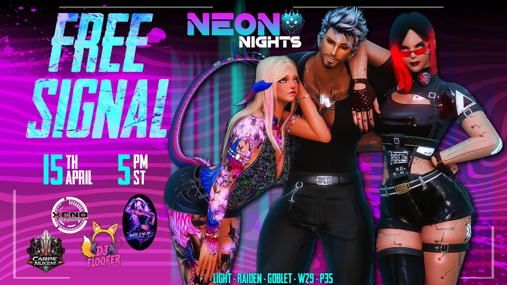 Event image for 📶NeonNights: Free Signal!📶