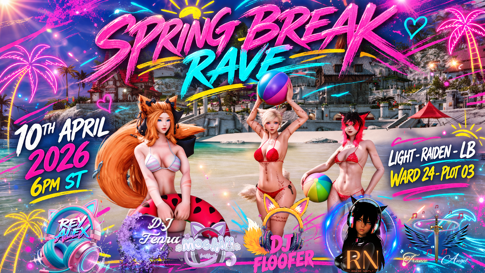Event image for Spring Break Rave | The Beat