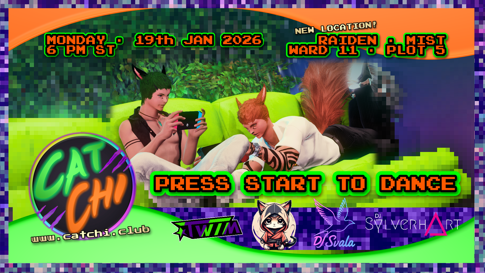 Event image for [CatChi] Press Start to Dance