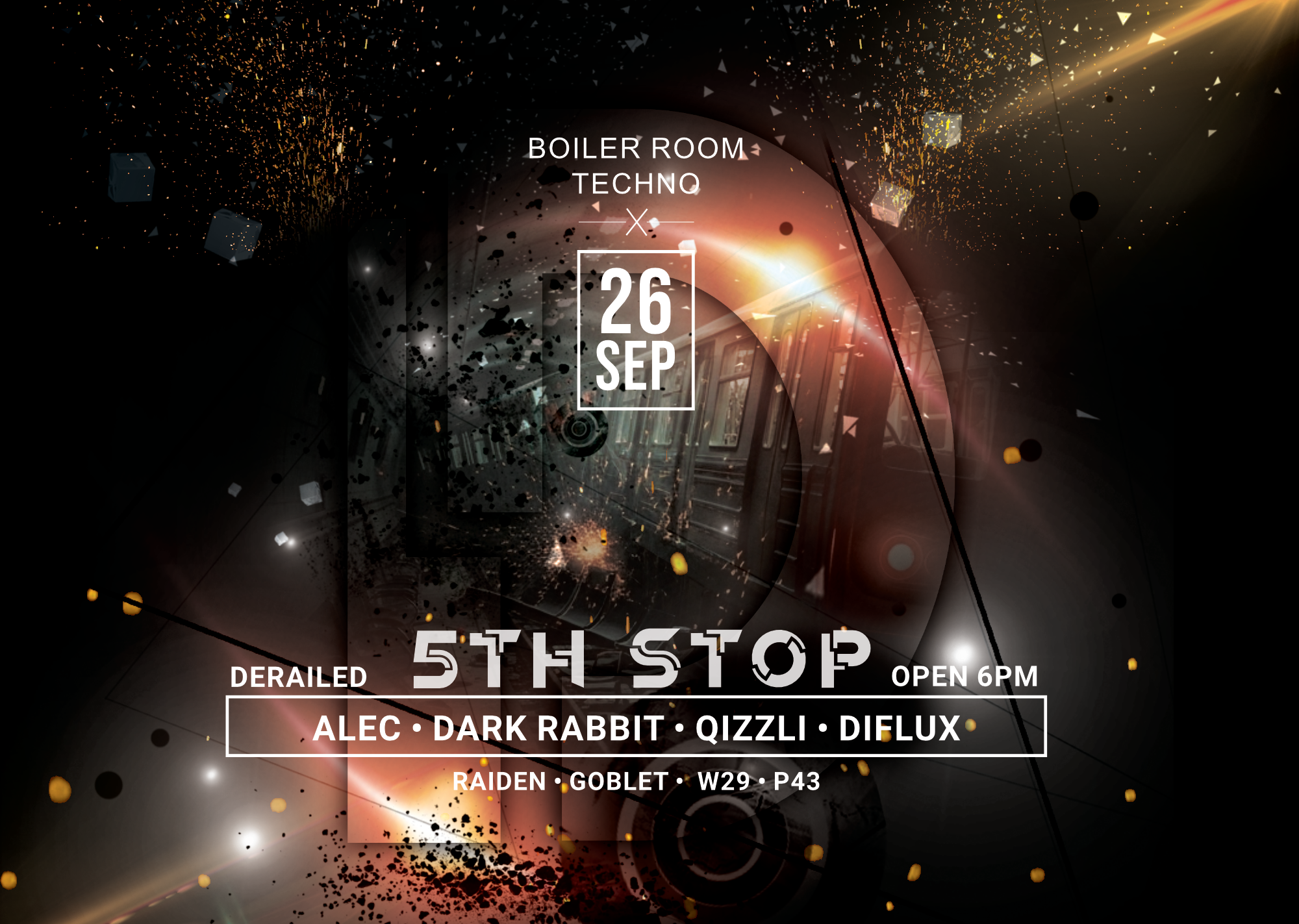 Event image for DERAILED - 5th Stop