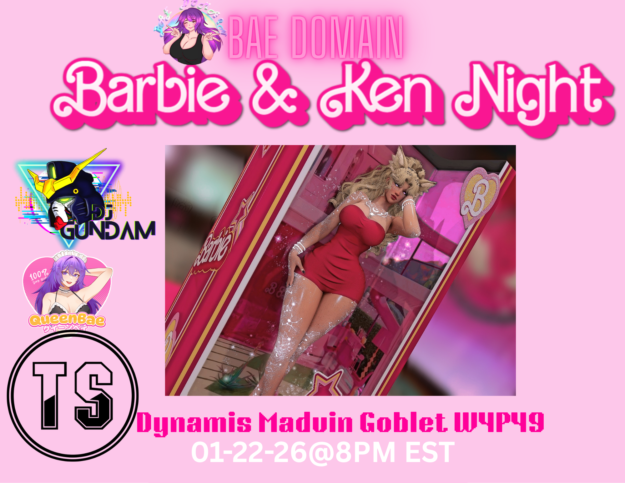 Event image for Barbie and Ken Night At Bae Domain