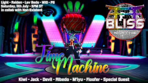 Event image for Bliss - Time Machine