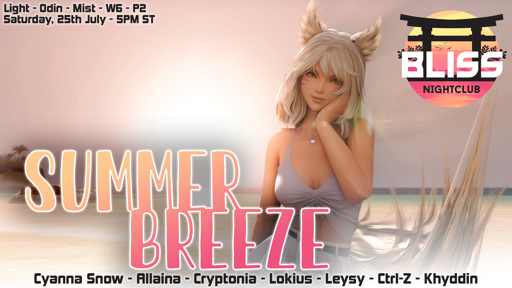 Event image for Bliss - Summer Breeze