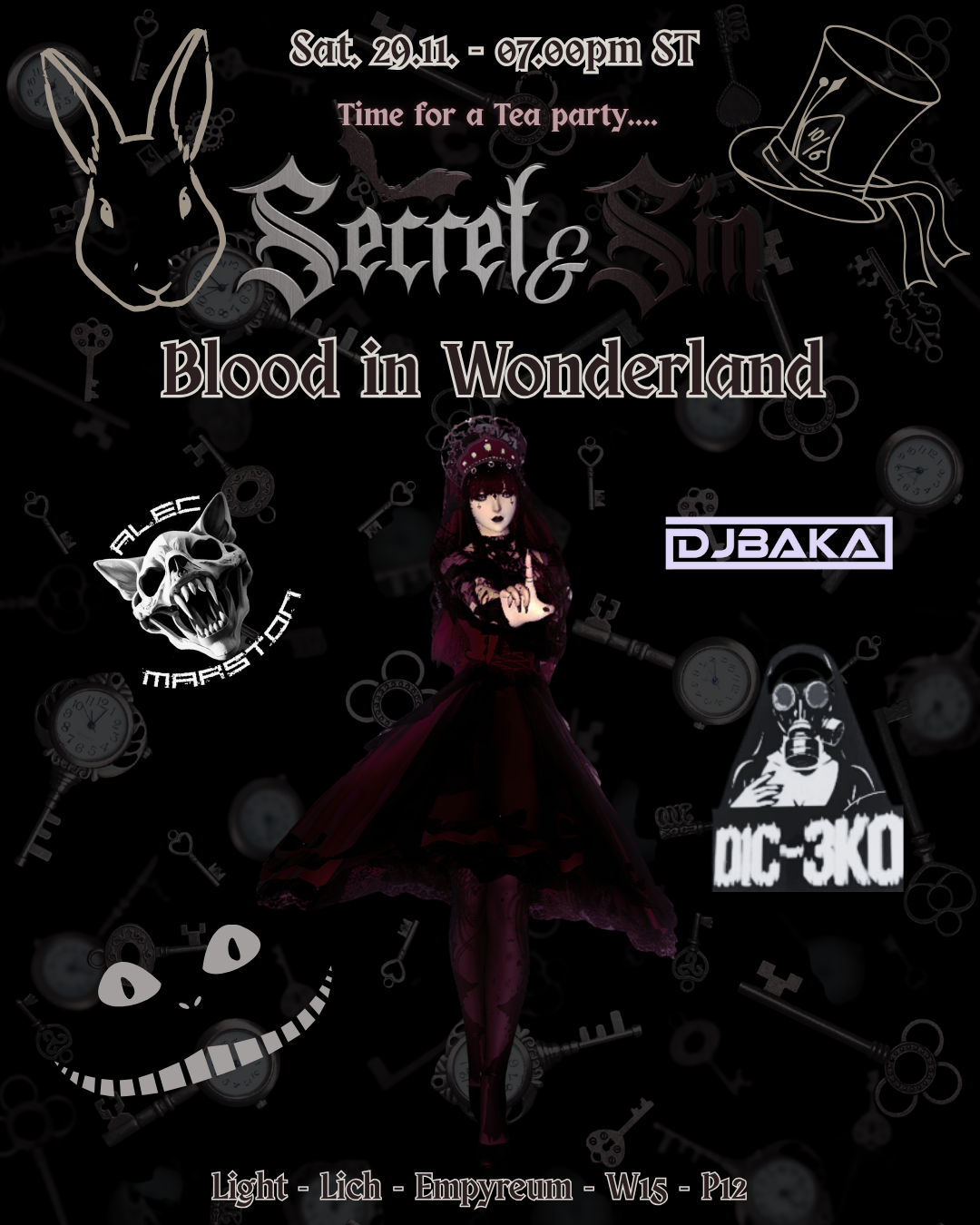 Event image for ✞ 𝕭𝖑𝖔𝖔𝖉 𝖎𝖓 𝖂𝖔𝖓𝖉𝖊𝖗𝖑𝖆𝖓𝖉 ✞ [Secret & Sin] 