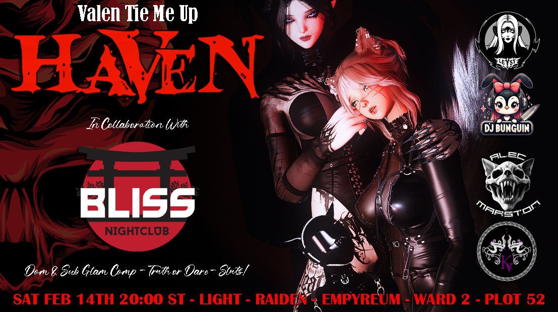 Event image for HaVeN + BLISS : VALEN TIE ME UP!