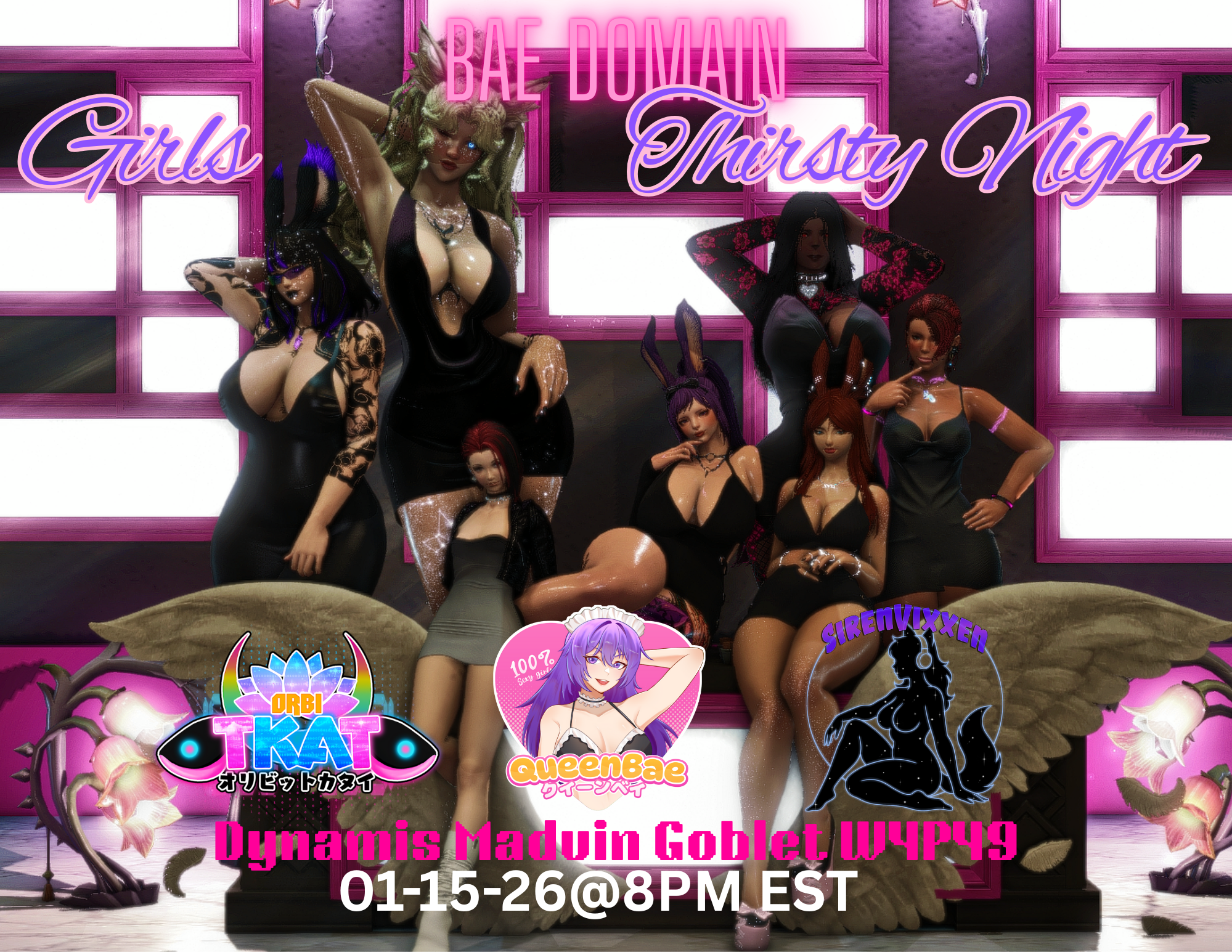 Event image for Girls Thirsty Night @ Bae Domain