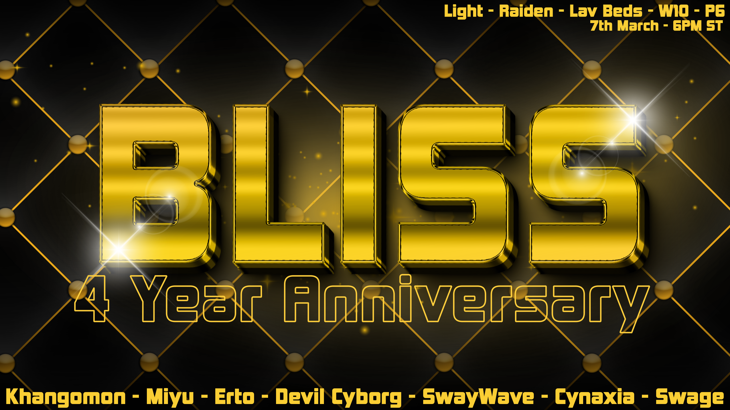 Event image for Bliss - 4 Year Anniversary