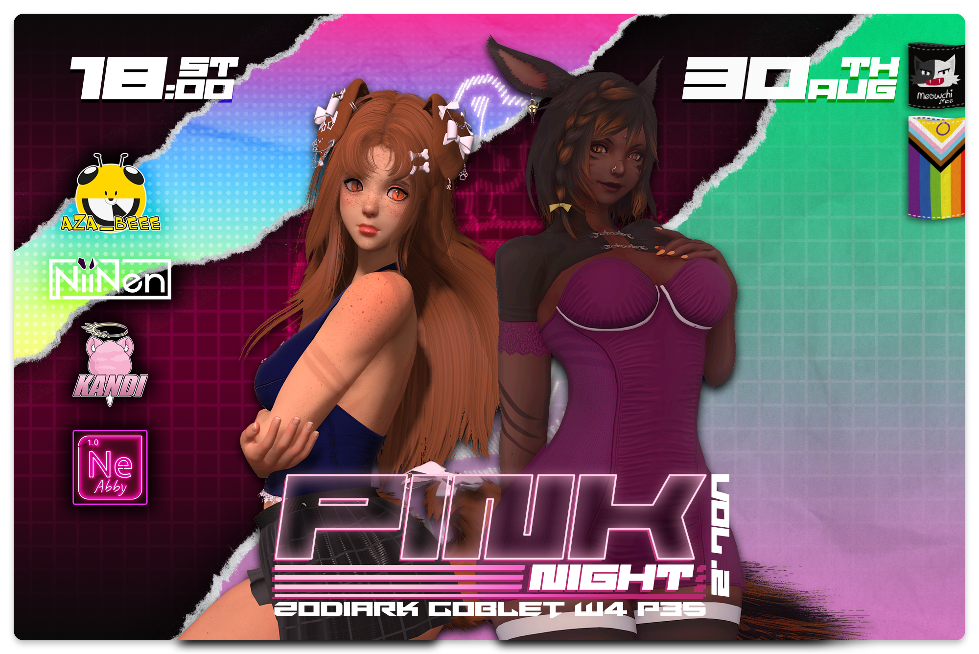 Event image for 𝗣𝗜𝗡𝗞 𝗡𝗜𝗚𝗛𝗧 𝗩𝗢𝗟.𝟮