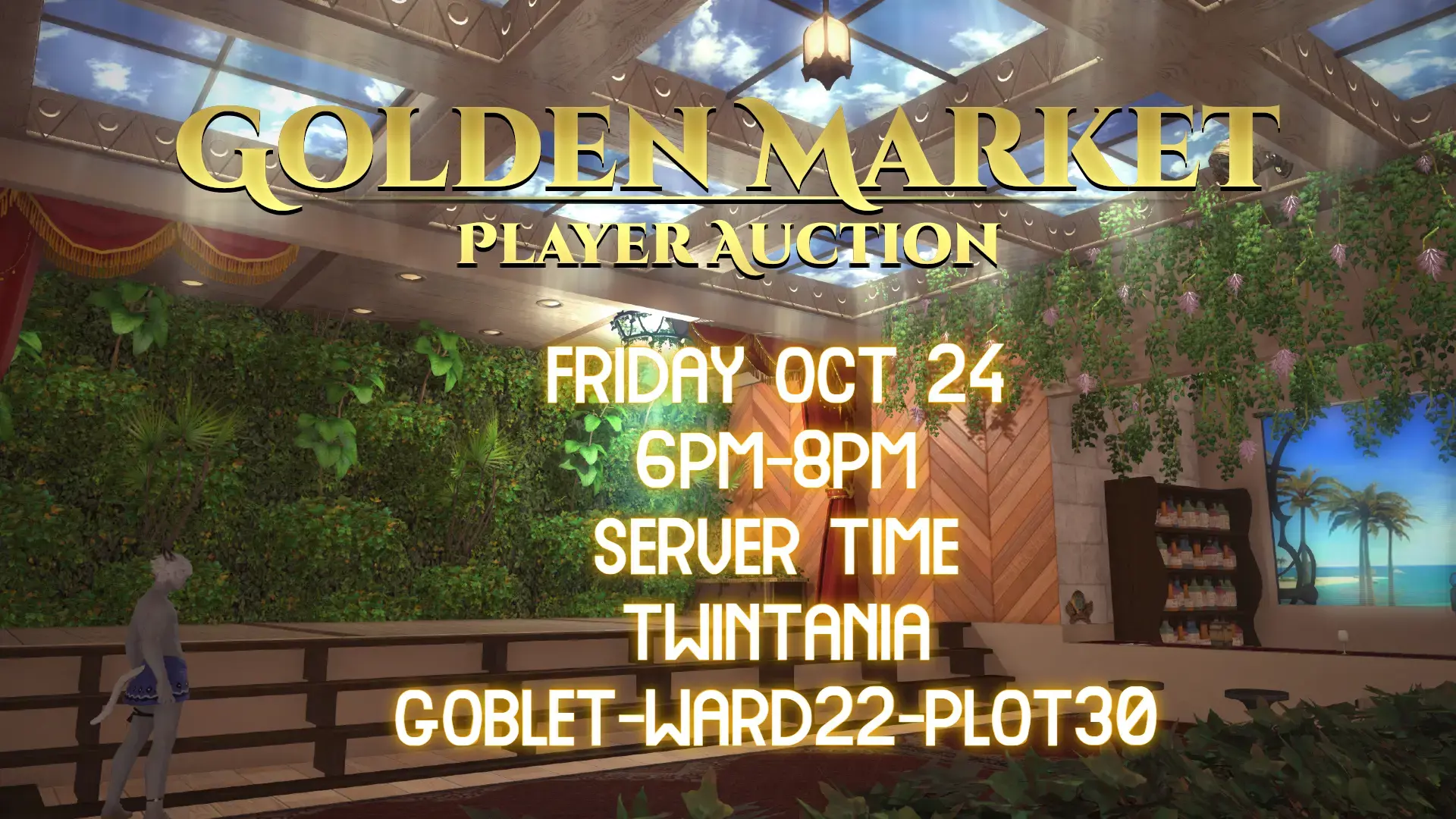 Event image for THE GOLDEN MARKET PLAYER AUCTION
