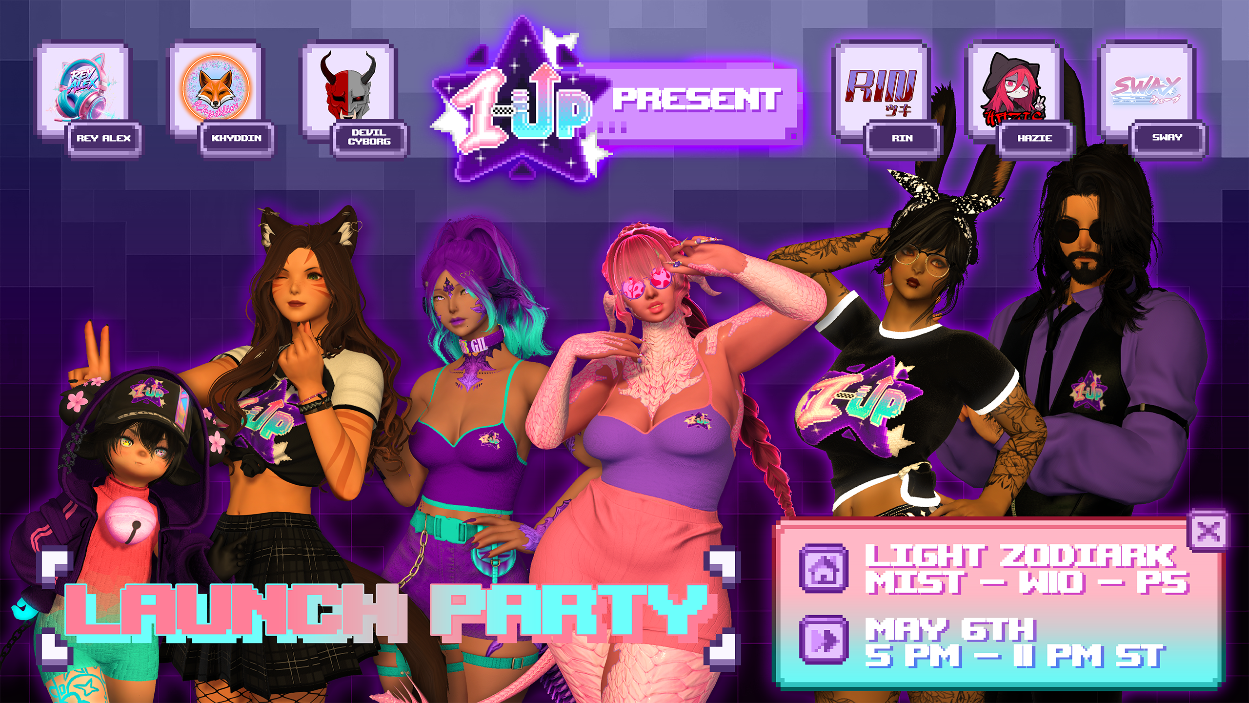 Oneup Party 1-UP LAUNCH PARTY