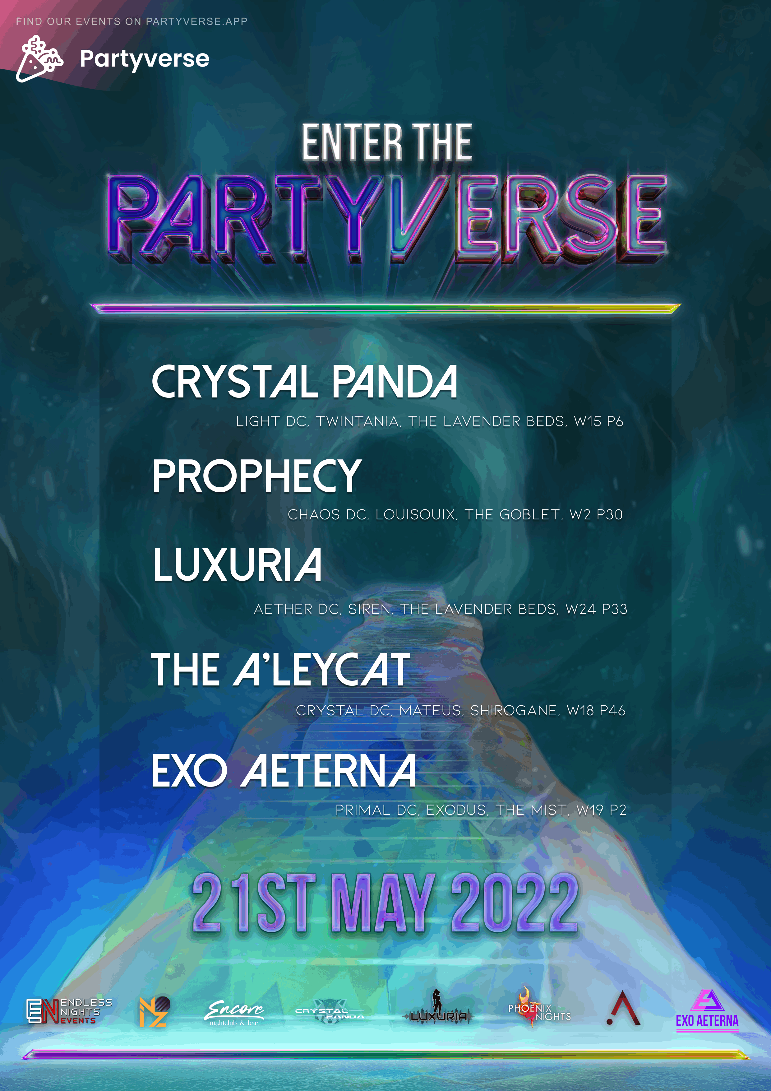Event image for Enter the Partyverse