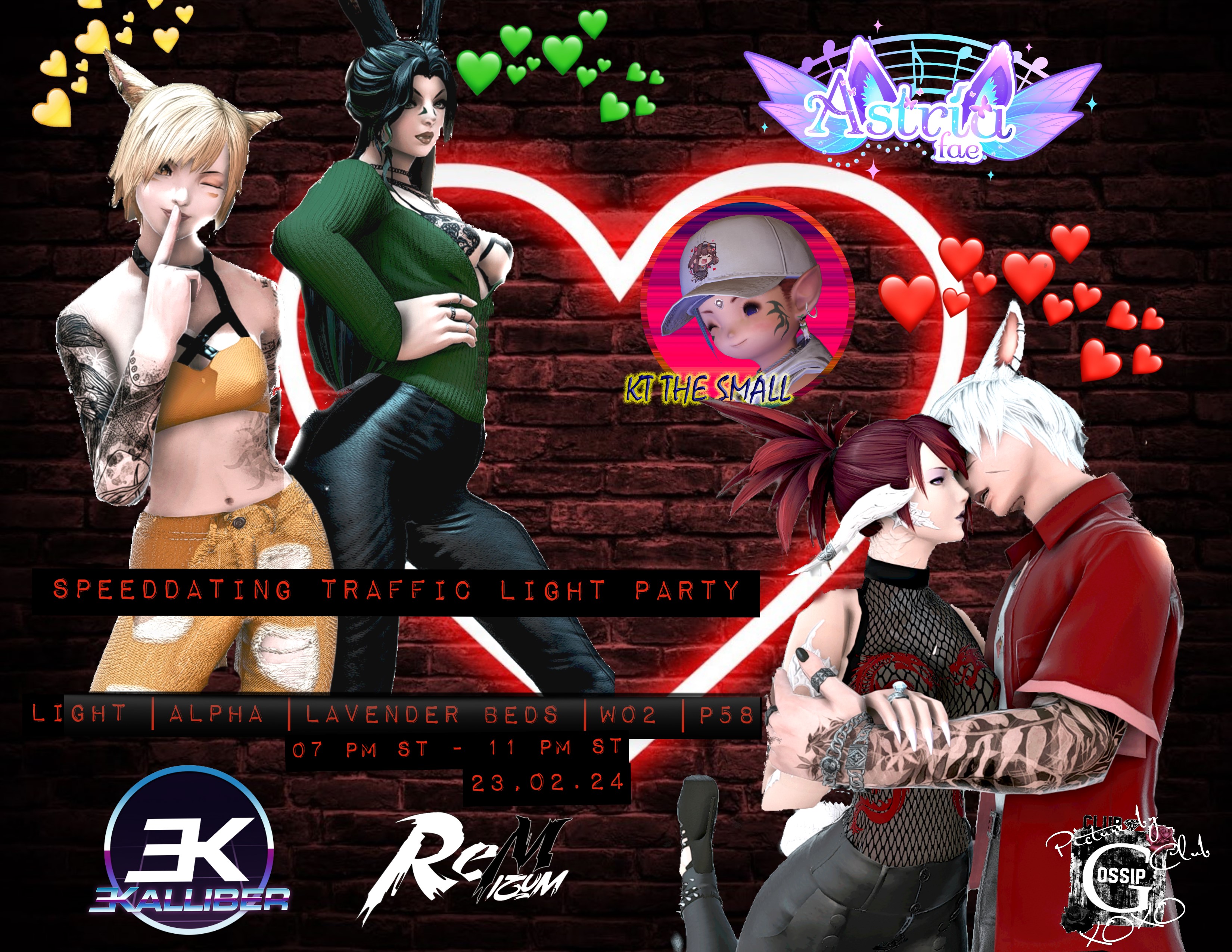 Event image for Gossip Speeddating Traffic light Party