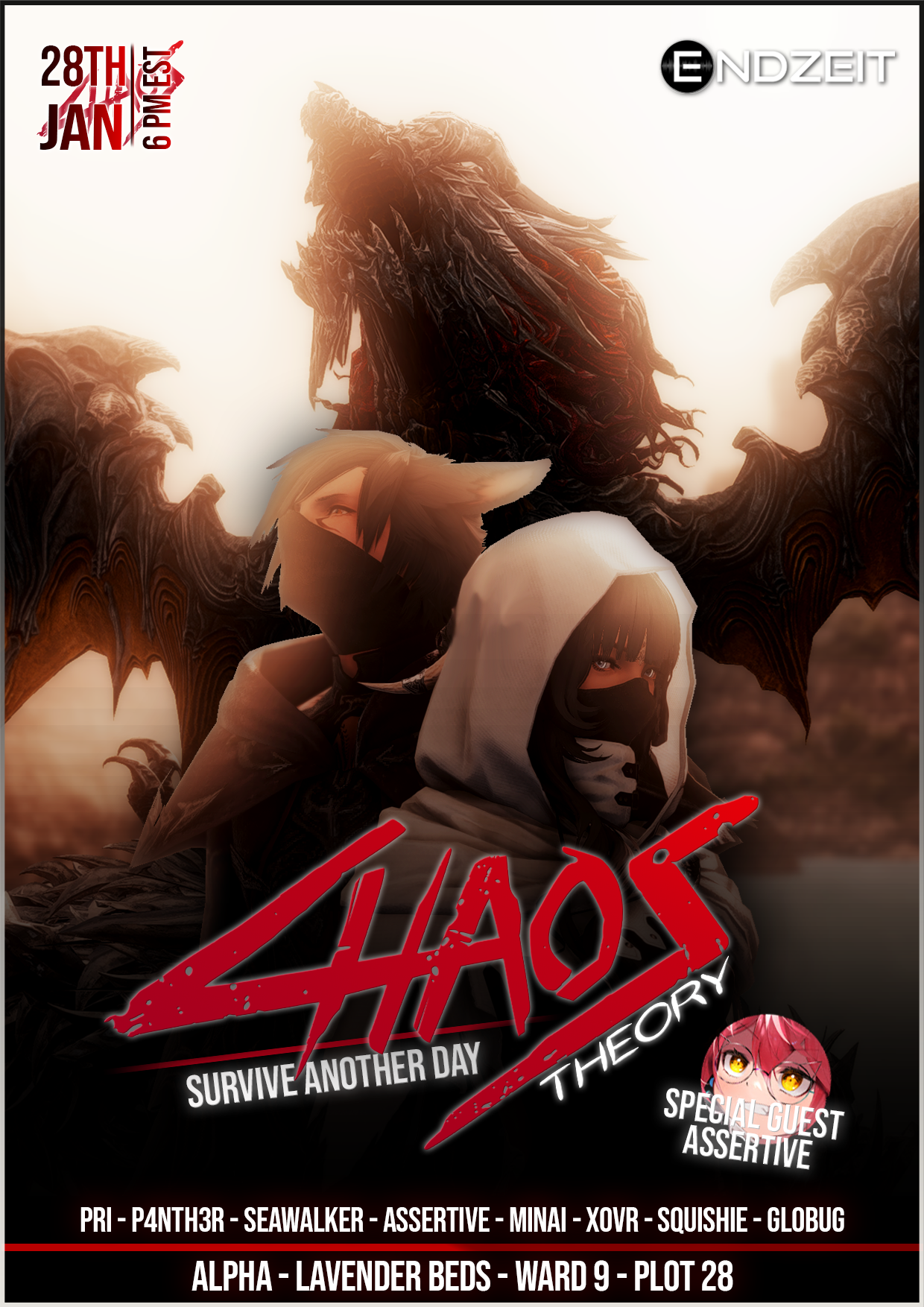 Event image for Chaos Theory - Survive Another Day
