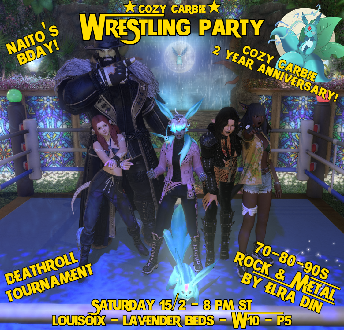 Event image for Wrestling Glams 70-80-90s Rock&Metal Party!