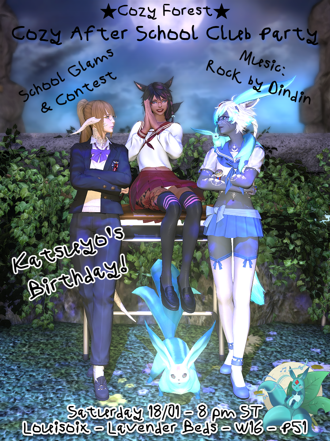 Event image for Cozy After School Club Party @ Cozy Forest