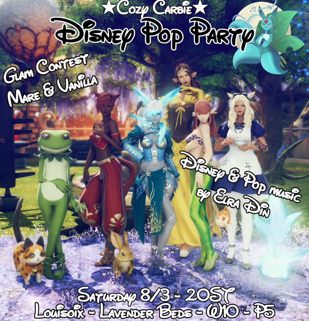 Event image for Cozy Carbie - Disney Pop Party with Glam Contests