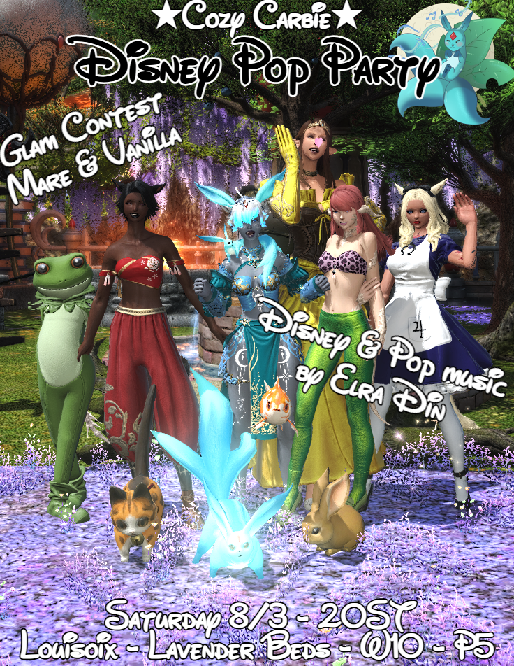 Event image for Cozy Carbie - Disney Pop Party with Glam Contests