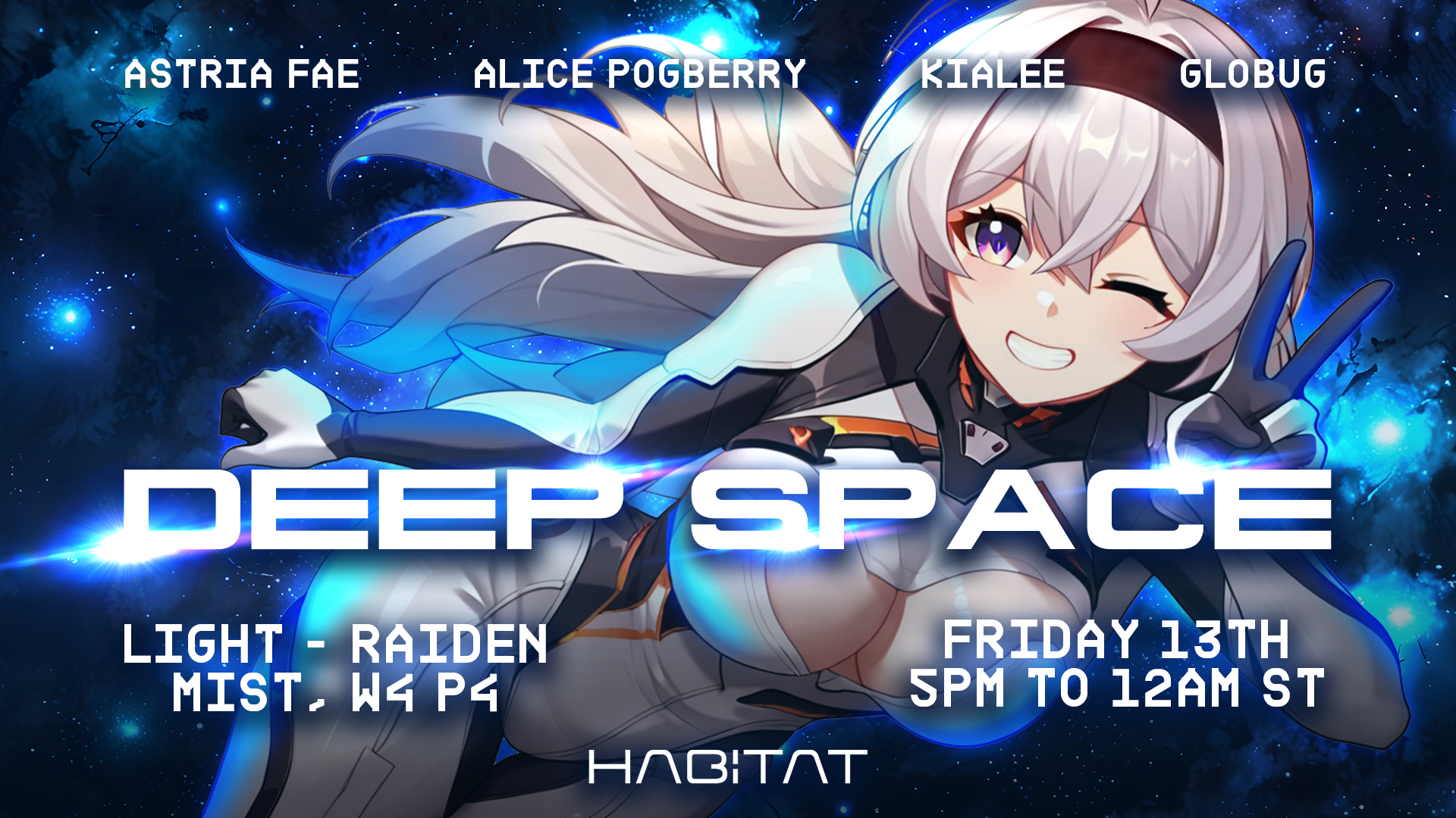 Event image for Habitat - Deep Space Night