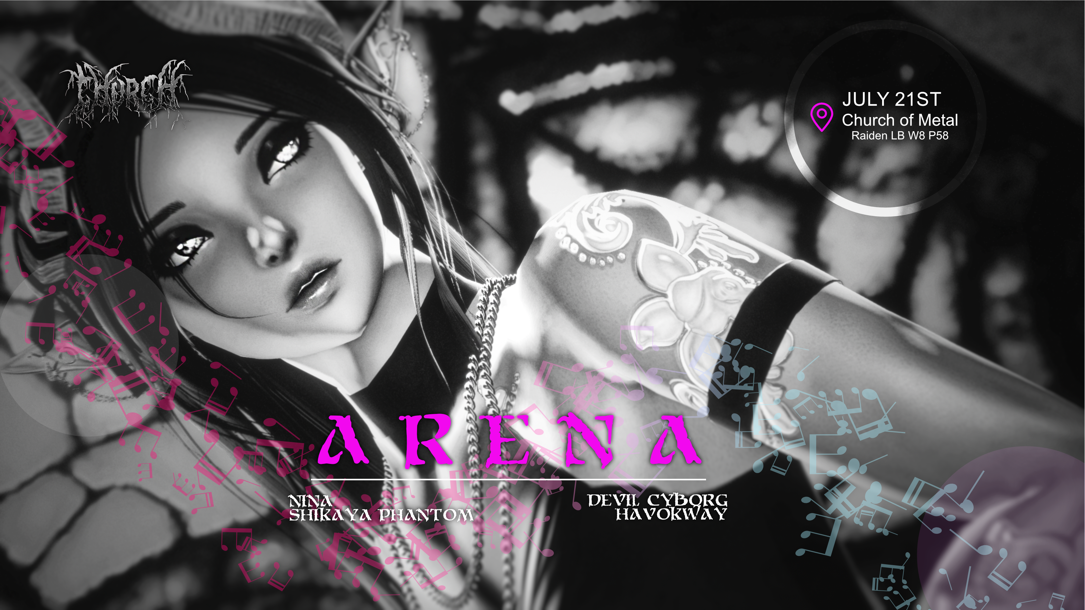 Event image for ARENA - Church of Metal