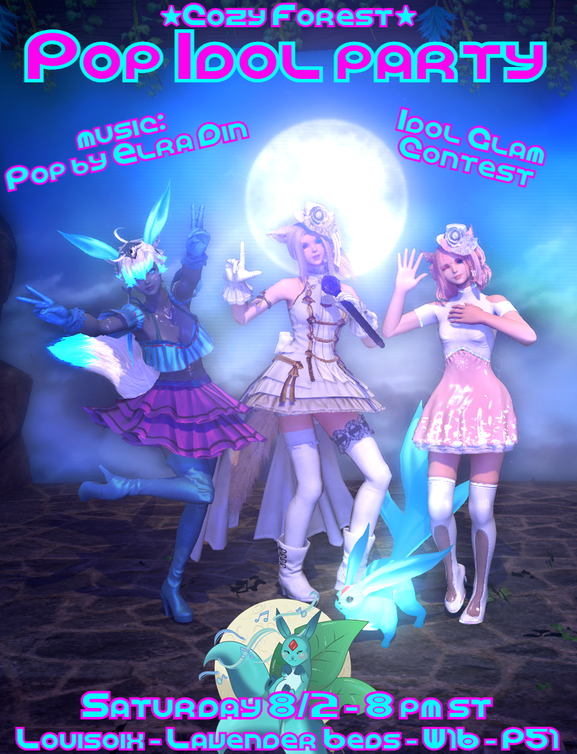 Event image for Idol Pop Party & Glam Contest @ Cozy Forest