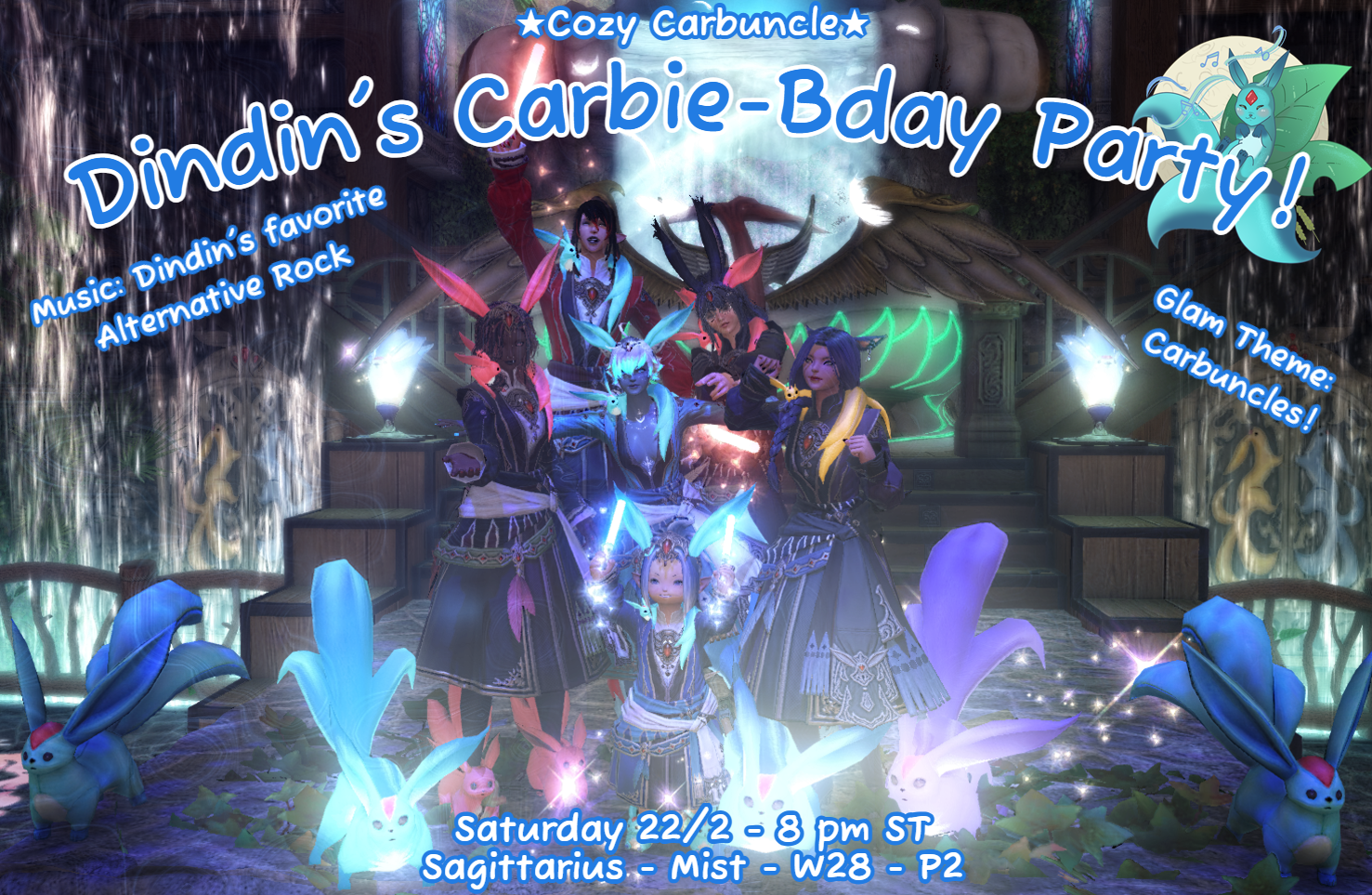 Event image for Dindin's Carbie-Bday Party! @ Cozy Carbuncle