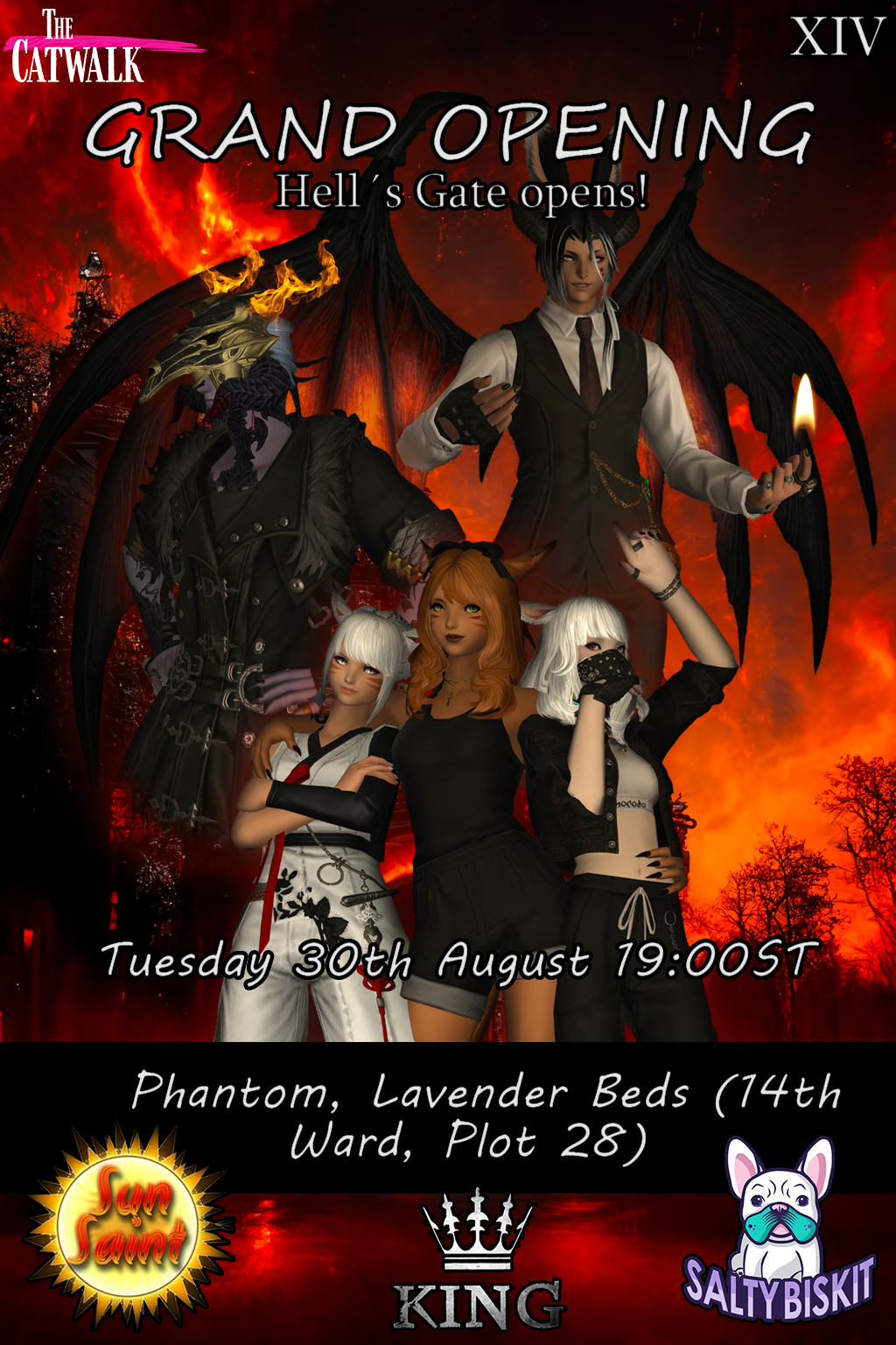 Event image for [THE CATWALK] XIVth Hell ★ Hell's Gate Opens