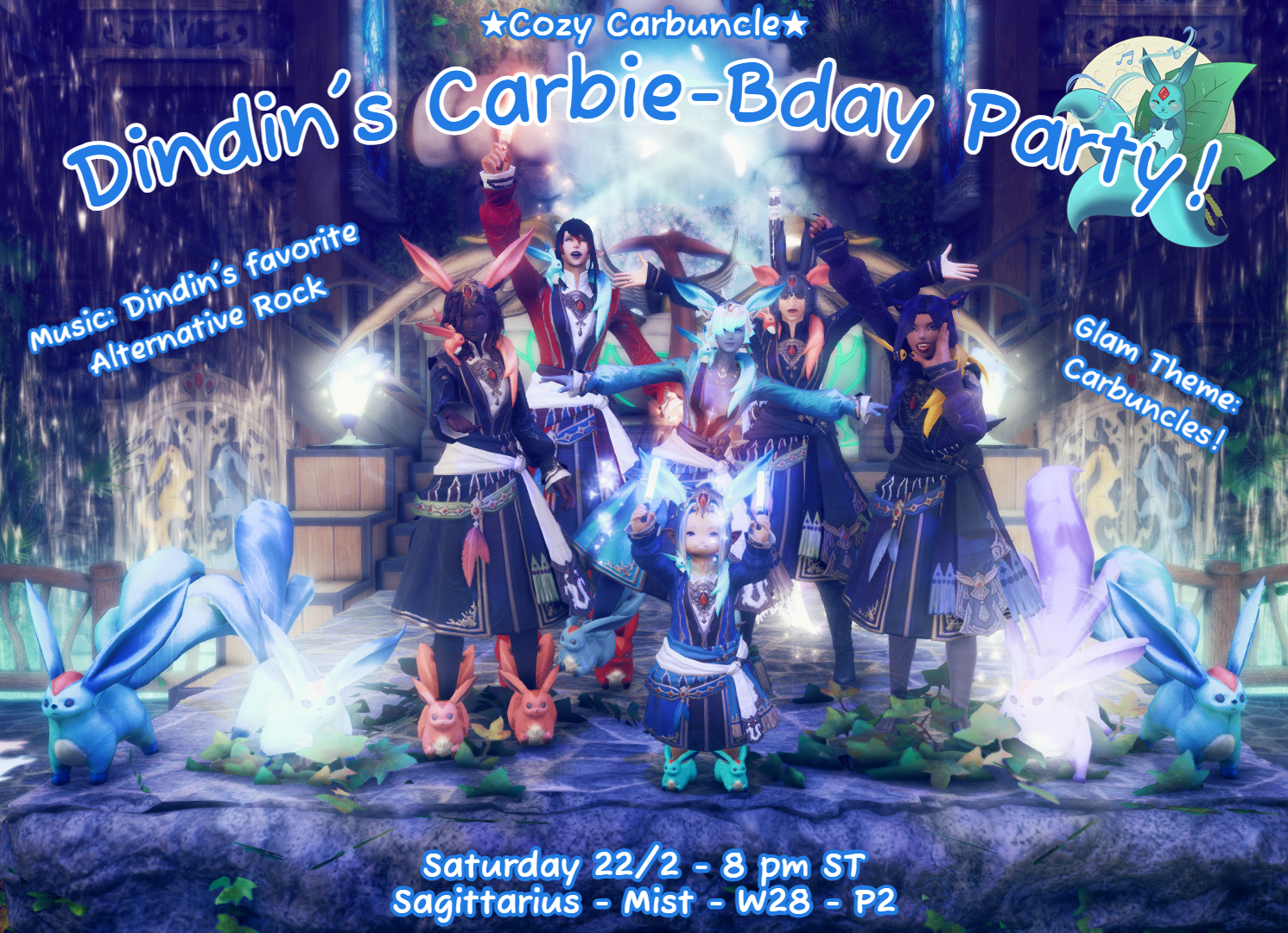 Event image for Dindin's Carbie-Bday Party! @ Cozy Carbuncle